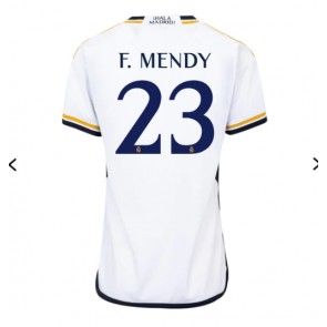 Real Madrid Ferland Mendy #23 Hjemmebanetrøje Dame 2023-24 Kort ærmer